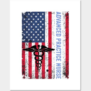 American Flag Avp Nurse Advanced Practice Nurse Premium Posters and Art